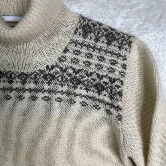 Hilwin Women’s Virgin Shetland Wool New Zealand Sweater Sz S Office To Outdoors - Picture 4 of 13